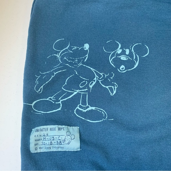 RARE DISNEY SWEATPANTS MICKEY MOUSE MENS PANTS 2XL MAD CHARACTER - Picture 5 of 9